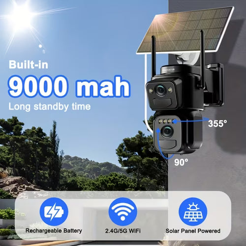 360° Solar WiFi Security Camera