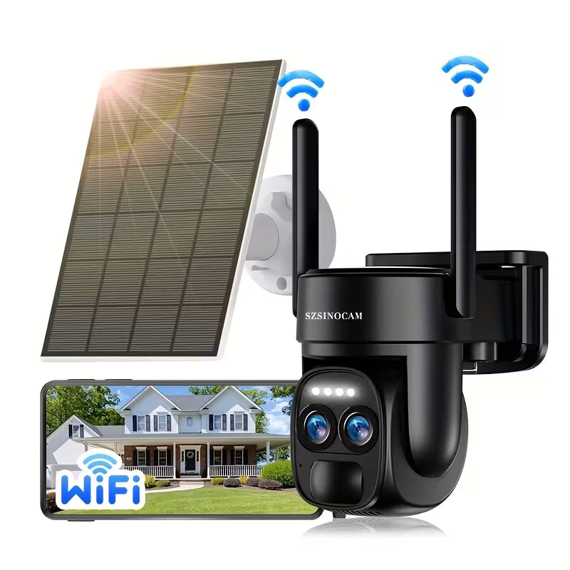 360° Solar WiFi Surveillance Camera