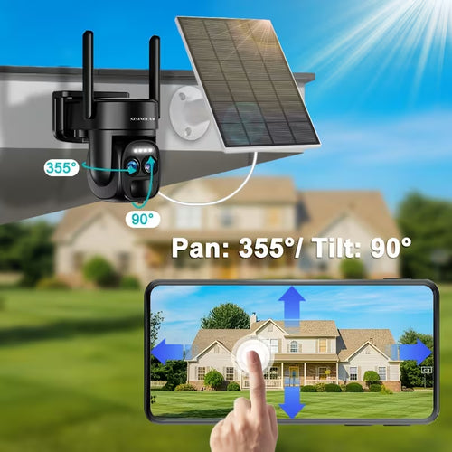 360° Solar WiFi Surveillance Camera