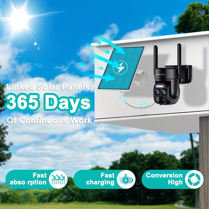 360° Solar WiFi Surveillance Camera