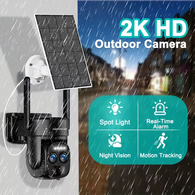 360° Solar WiFi Surveillance Camera